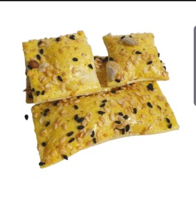 نان چیپسی پفکی چهار مغز